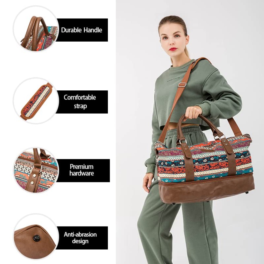 Garment Bag with Shoes Compart - Canvas Tote Bag recension och pris