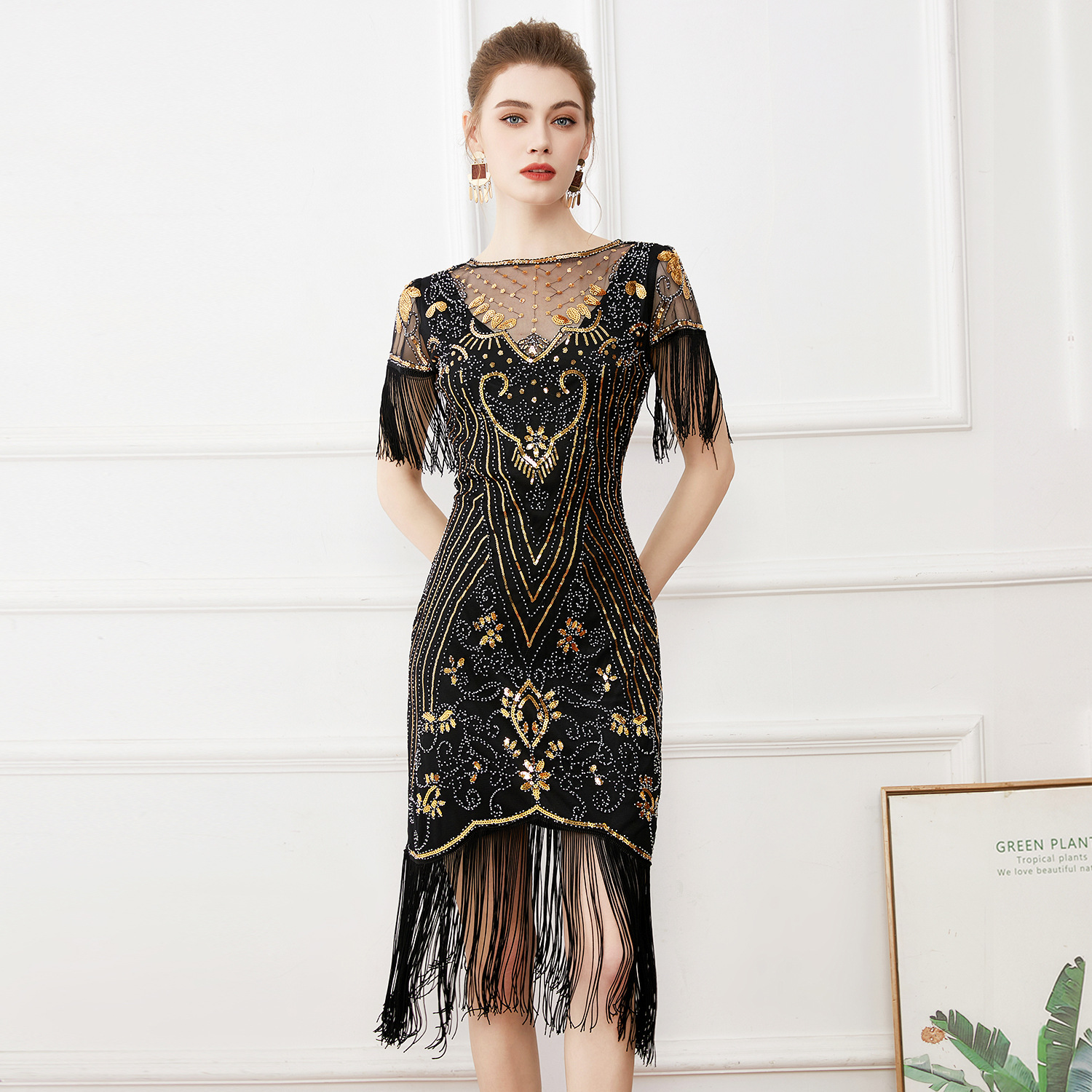 1920s Cosplay Costume Flapper  - Women'S Fashion Of The 1920S recension och pris