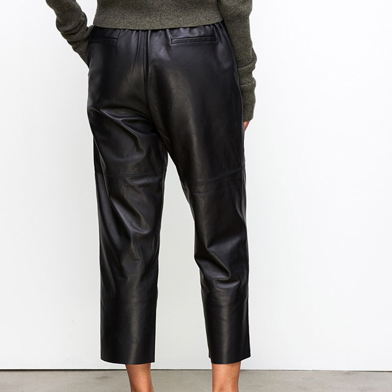 Genuine Leather Harem Pants Wo - Women'S Real Y2K Fashion recension och pris