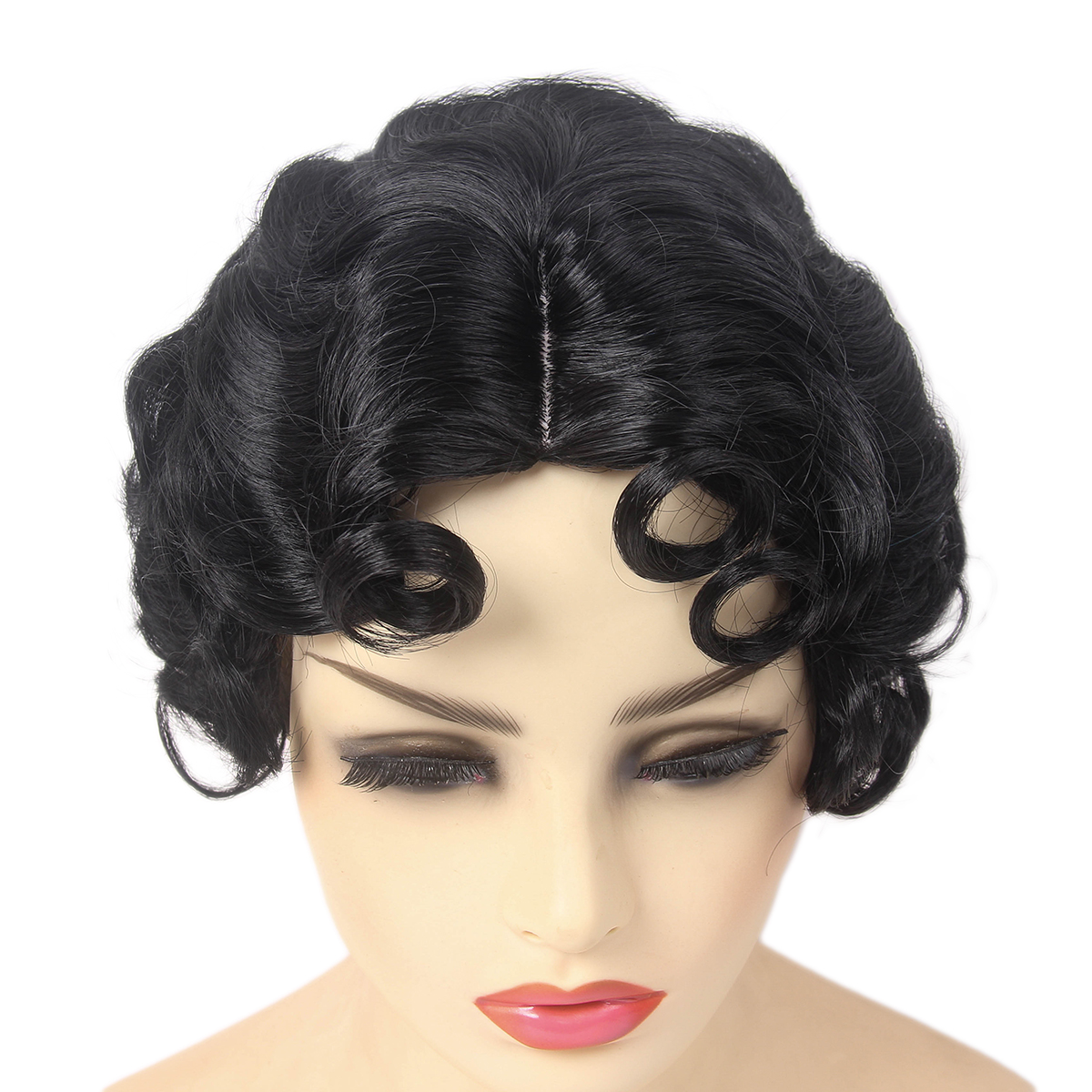 REEWES  Short Curly Finger Wav - Women'S Fashion Of The 1920S recension och pris