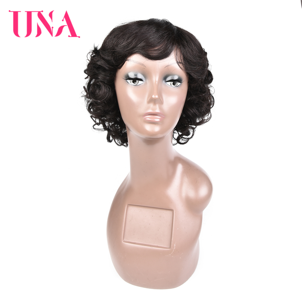 UNA Fashion Short Curly Human  - Women Fashion Malaysia recension och pris