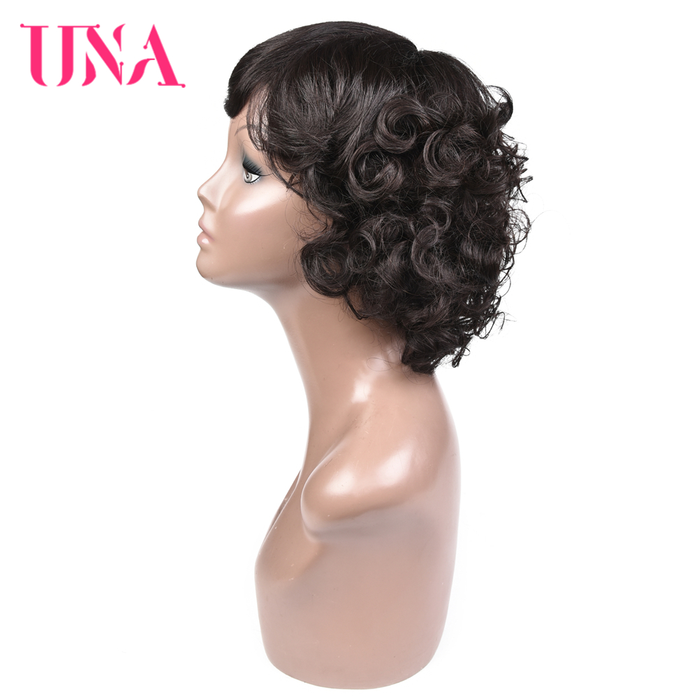 UNA Fashion Short Curly Human  - Women Fashion Malaysia recension och pris