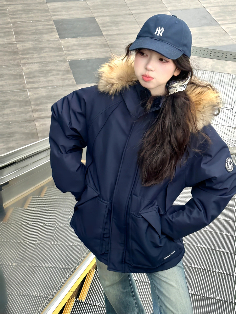 Parkas Real Fur Womens Autumn  - Women'S Real Y2K Fashion recension och pris