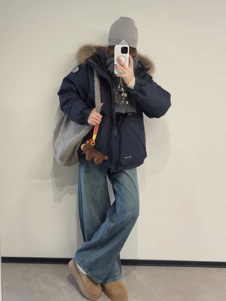 Parkas Real Fur Womens Autumn  - Women'S Real Y2K Fashion recension och pris
