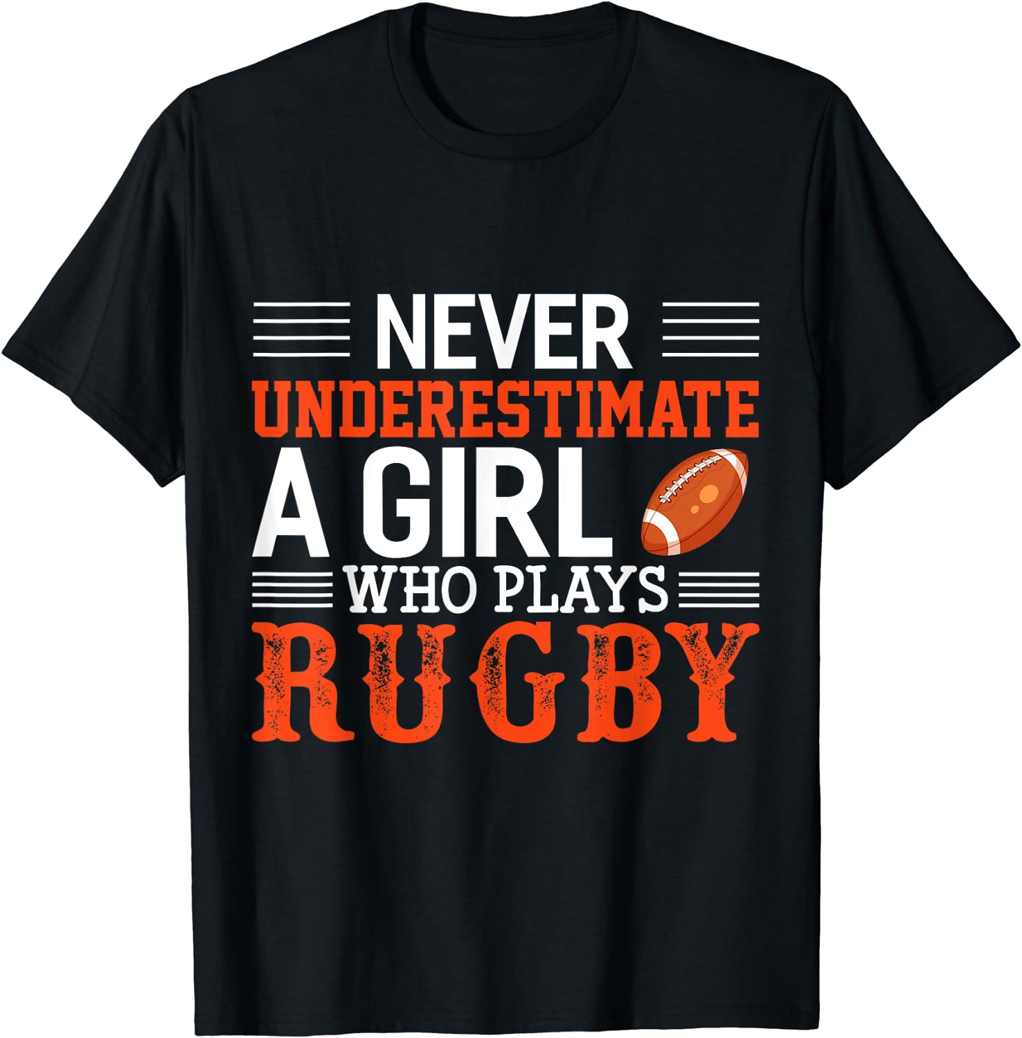 Funny Rugby Never Underestimat - Women'S Fashion Rugby Shirt recension och pris