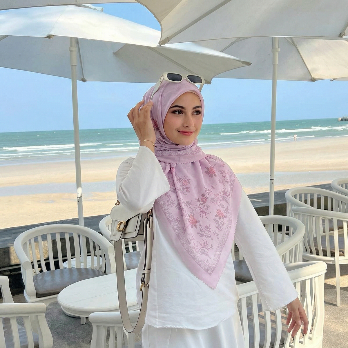 Fashion Printed Viscose Square - Women Fashion Malaysia recension och pris