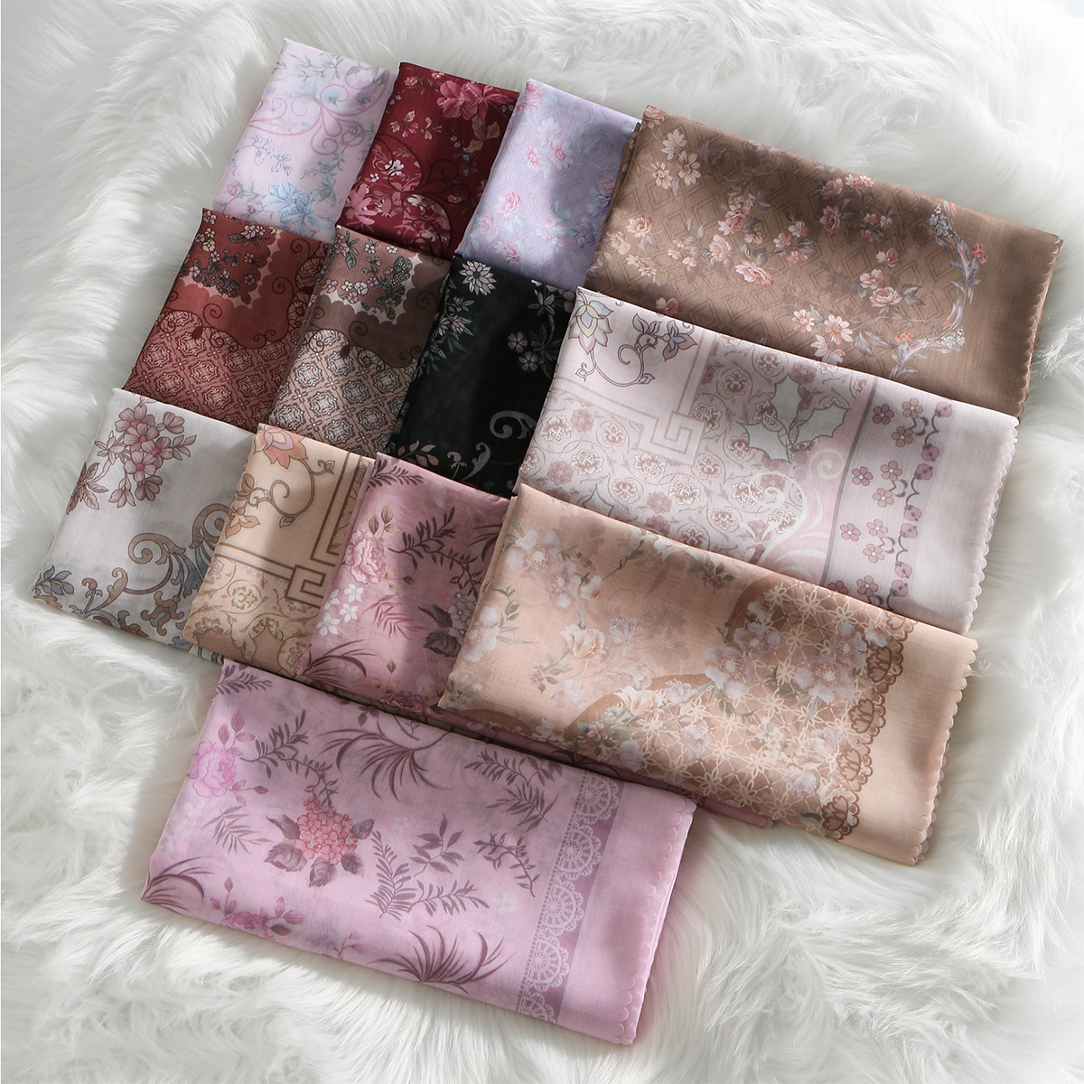 Fashion Printed Viscose Square - Women Fashion Malaysia recension och pris
