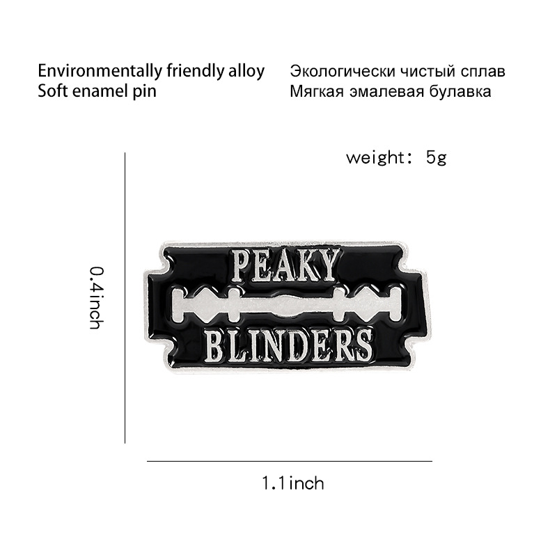 Creative Geometry Black Enamel - Women'S Fashion Peaky Blinders recension och pris