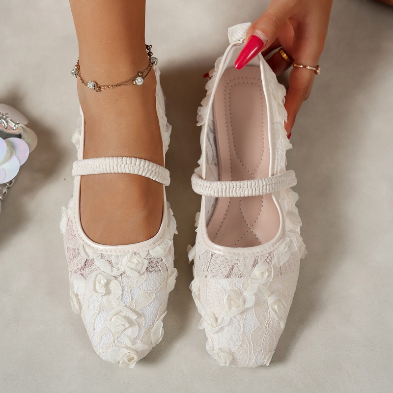 Fashion New Pink Lace Flower F - Women Fashion Korean recension och pris