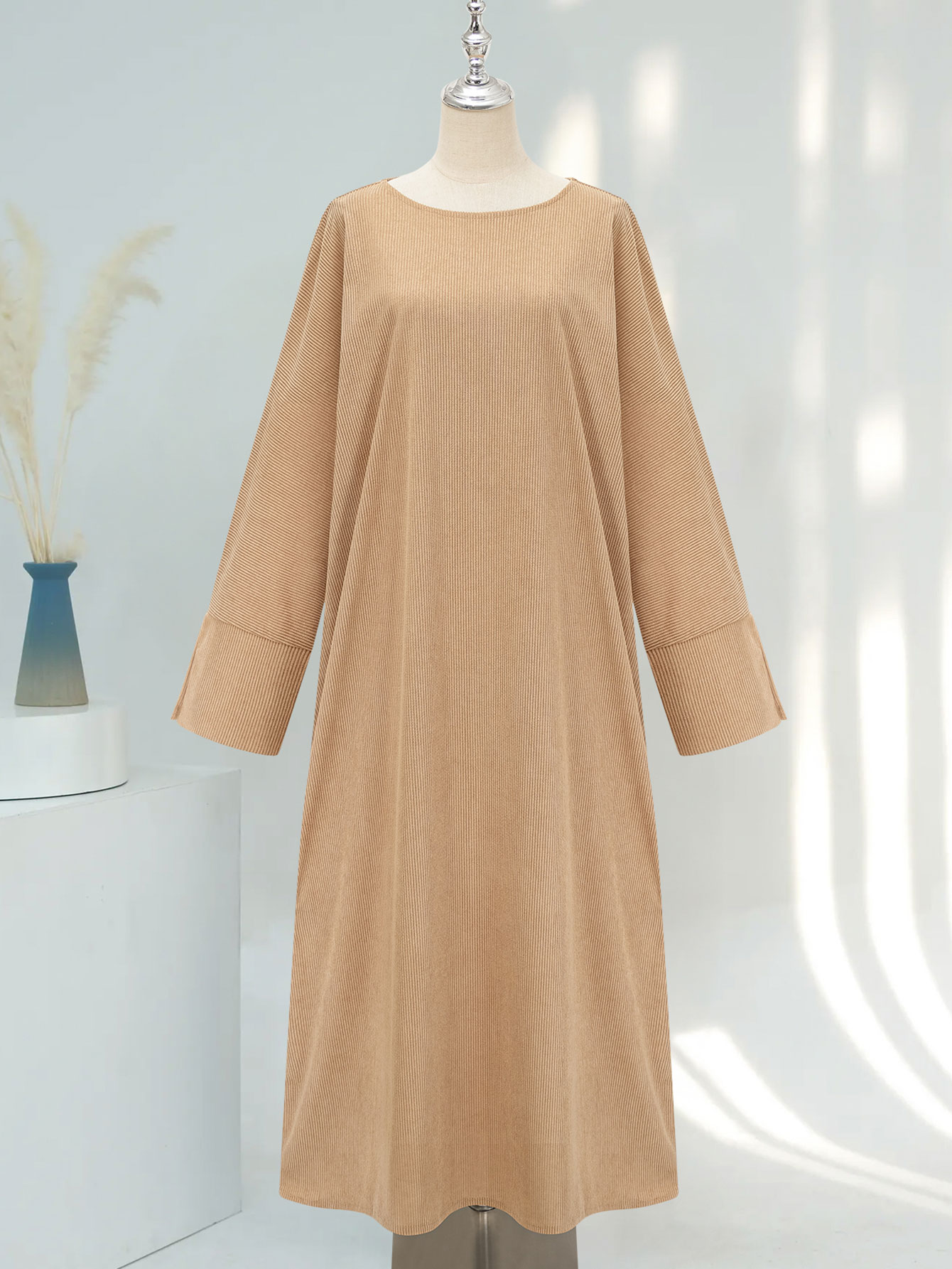 Corduroy Ramadan Dubai Abaya D - Turkey Women Fashion recension och pris