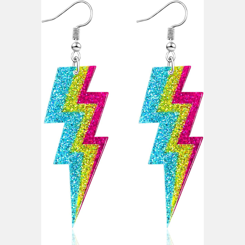 80s Neon Earrings for Women Ac - Women'S Fashion In The 80S recension och pris