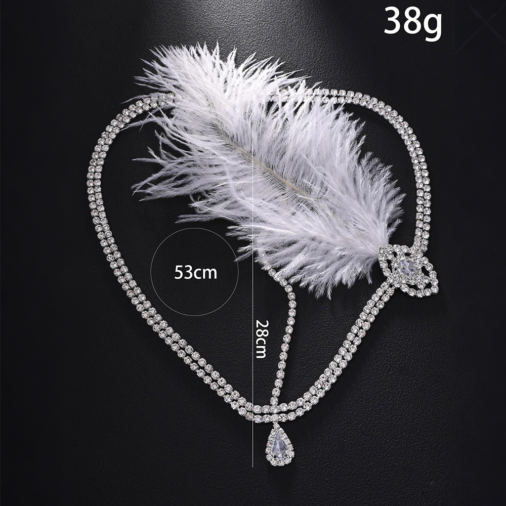 Vintage 1920s White Feather He - Women'S Fashion Of The 1920S recension och pris