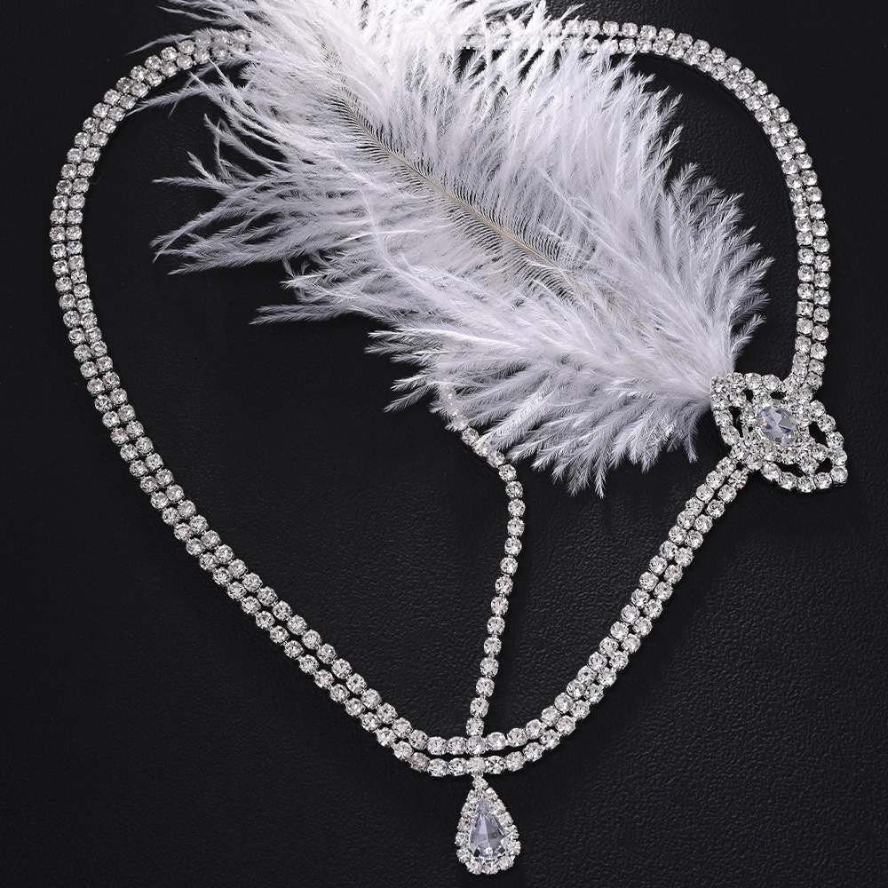 Vintage 1920s White Feather He - Women'S Fashion Of The 1920S recension och pris