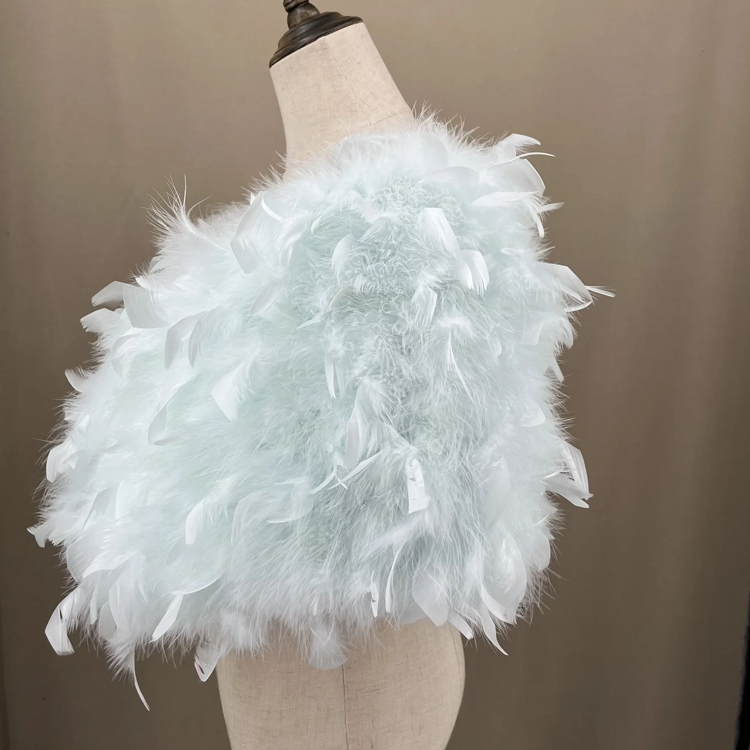 Real Turkey Feather Shawl with - Turkey Women Fashion recension och pris